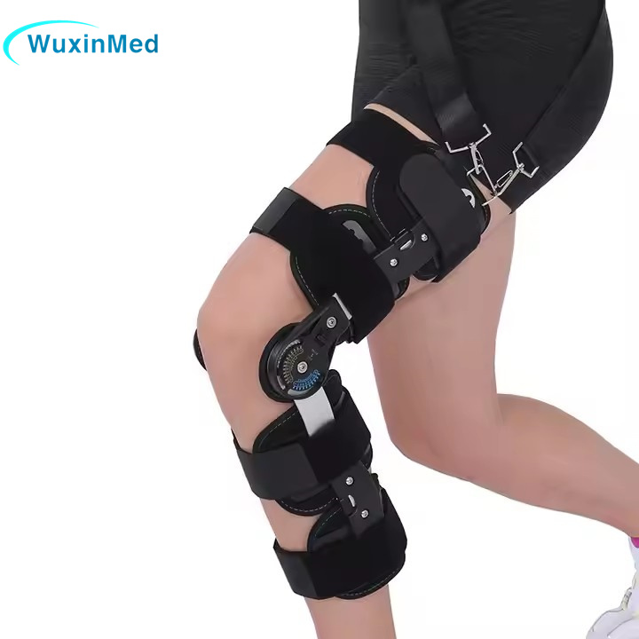 Adjustable Osteoarthritis Knee Immobilizer Orthopedic Medical Hinged Knee Brace Comfortable and Easy to Use