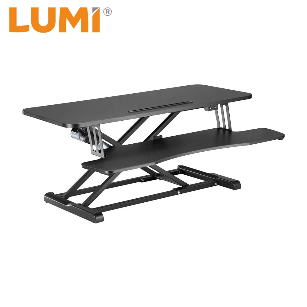 Electric Height Adjustable Sit Stand Workstation Economy Tabletop Ergonomic Adjustable Standing Desk Converter