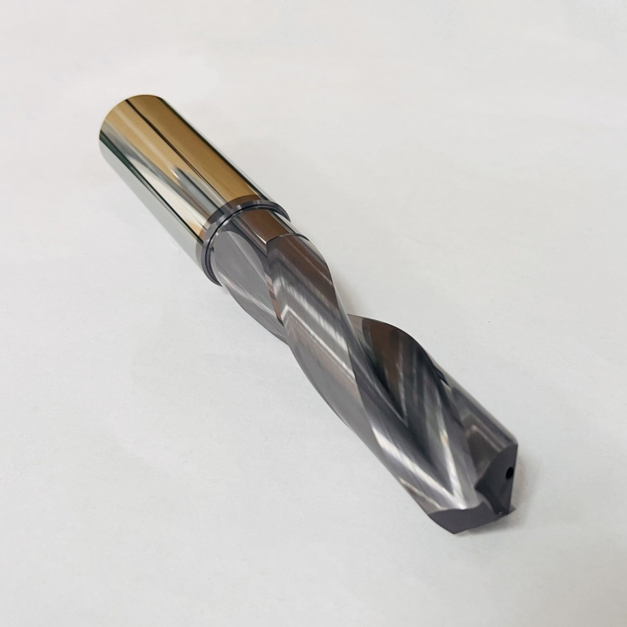 Micro Grain Wear Resistance HRC55 Vertical Angle 118 Degree Coated Solid Carbide Drill Bits for Stainless Steel