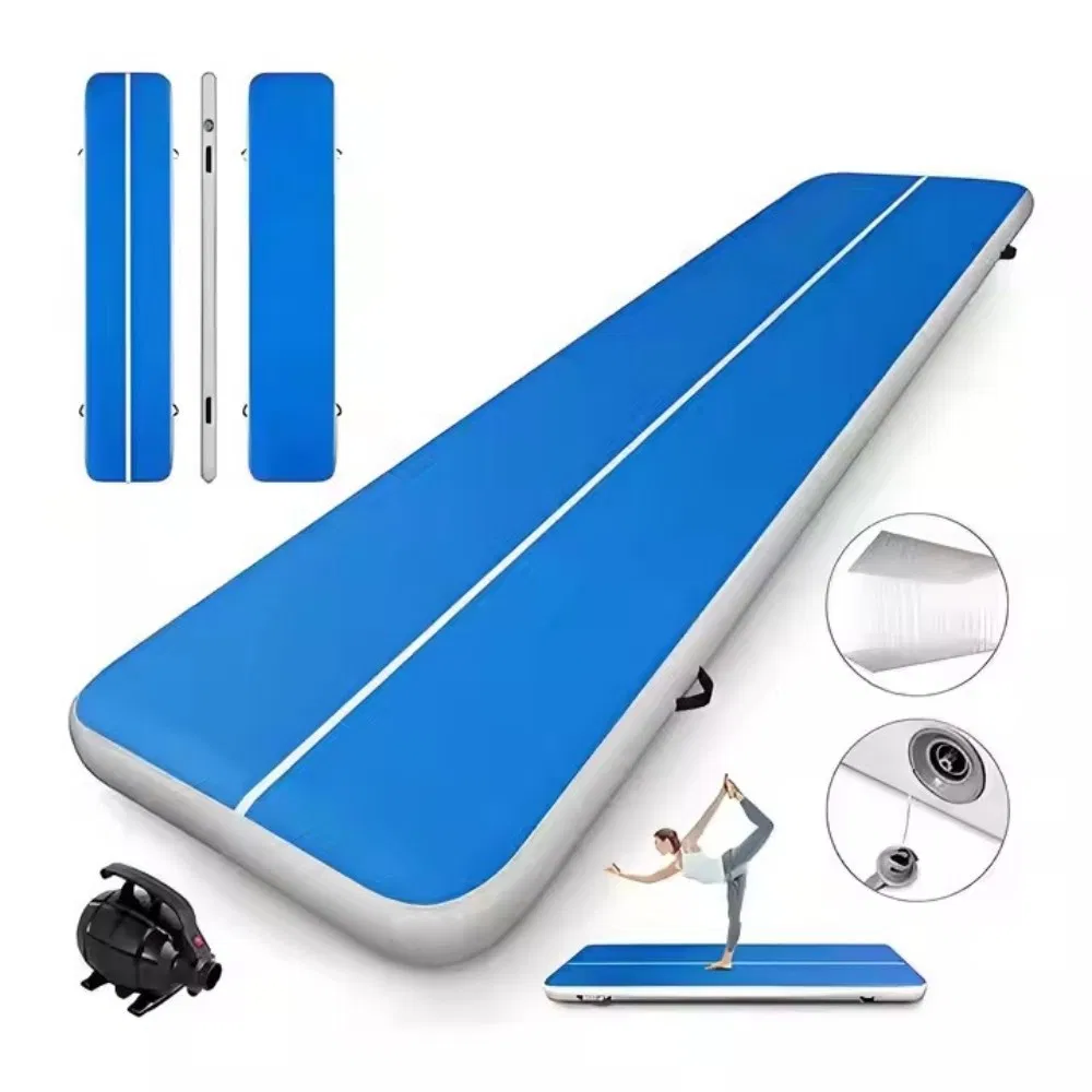 Factory Prices 5m 8m 10m 12m Gymnastics Tumble Track Taekwondo Air Mat Inflatable Air Track for Sale