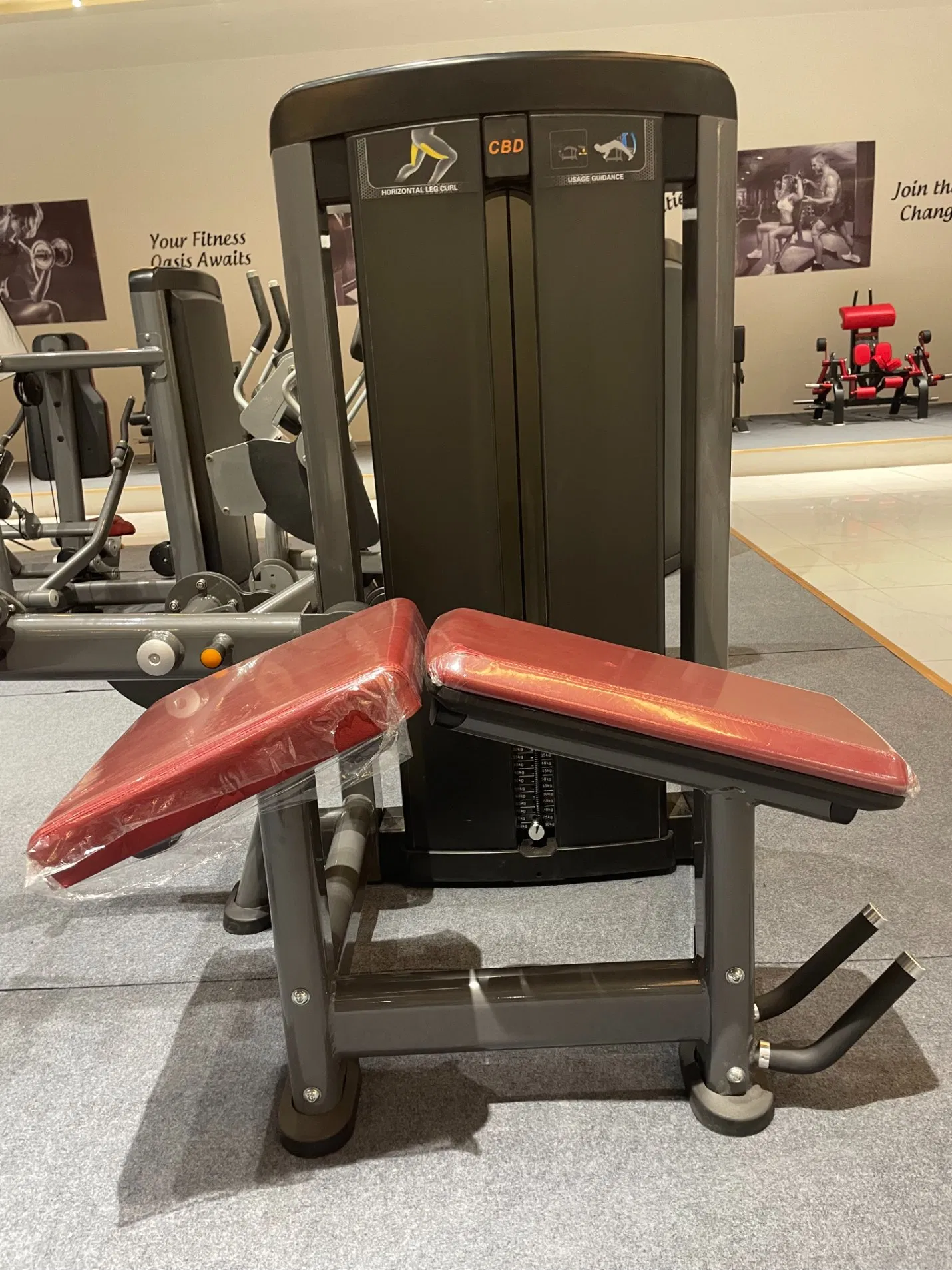 Factory-Direct Professional Fitness Equipment Prone Leg Curl Machine: Durable, Adjustable for Gym/Home Strength Training Equipment