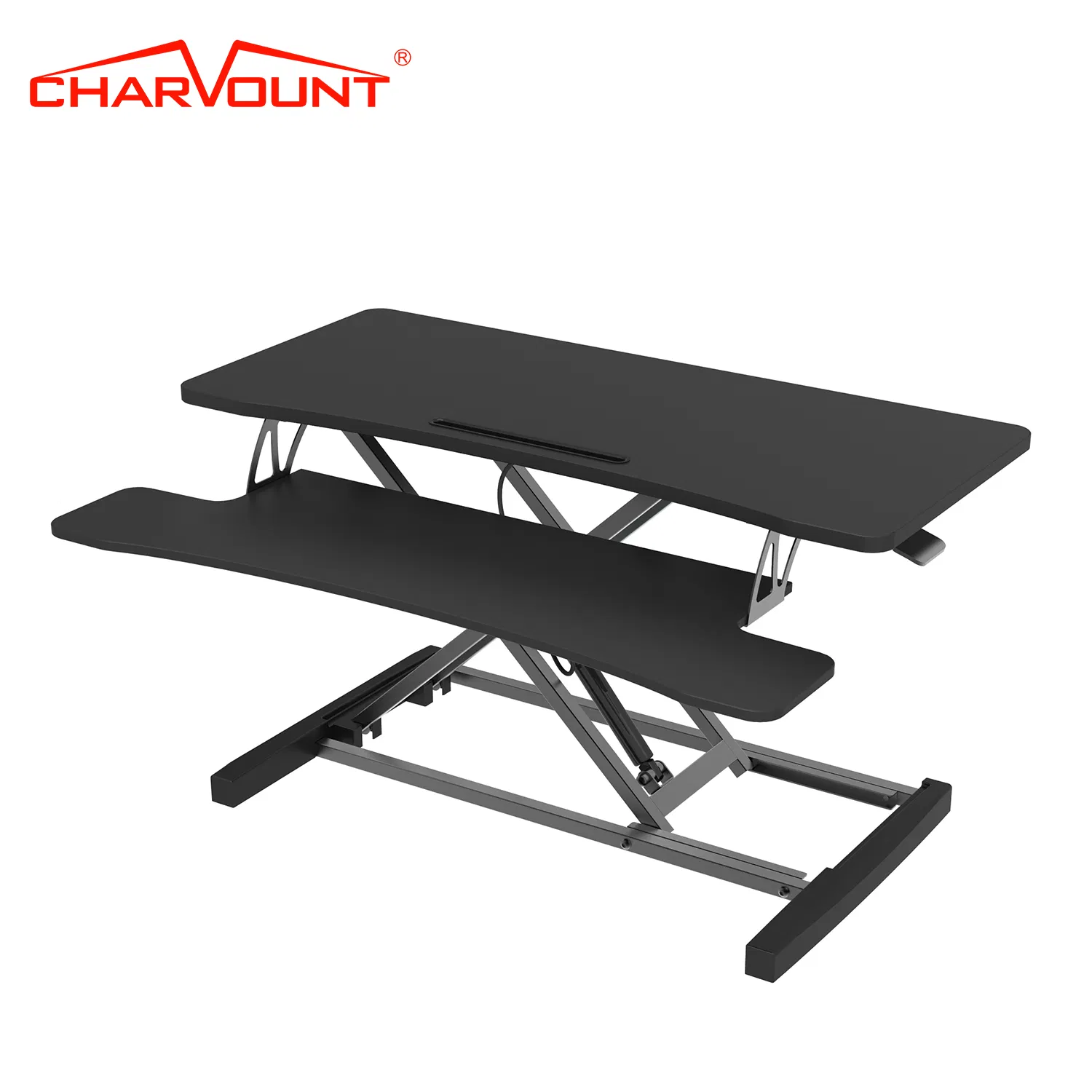 Ergonomic Sit Standing Desk Height Adjustable Working Desk Converters for Modern Office