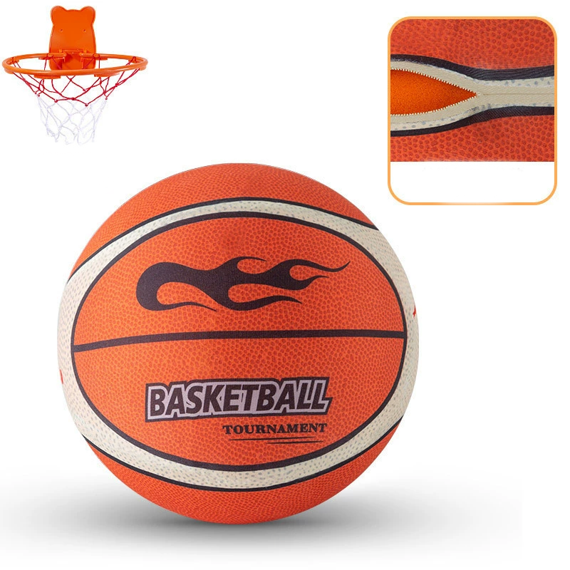 Soft Foam Silent Basketball Indoor Sports Toy with Durable Fabric Cover