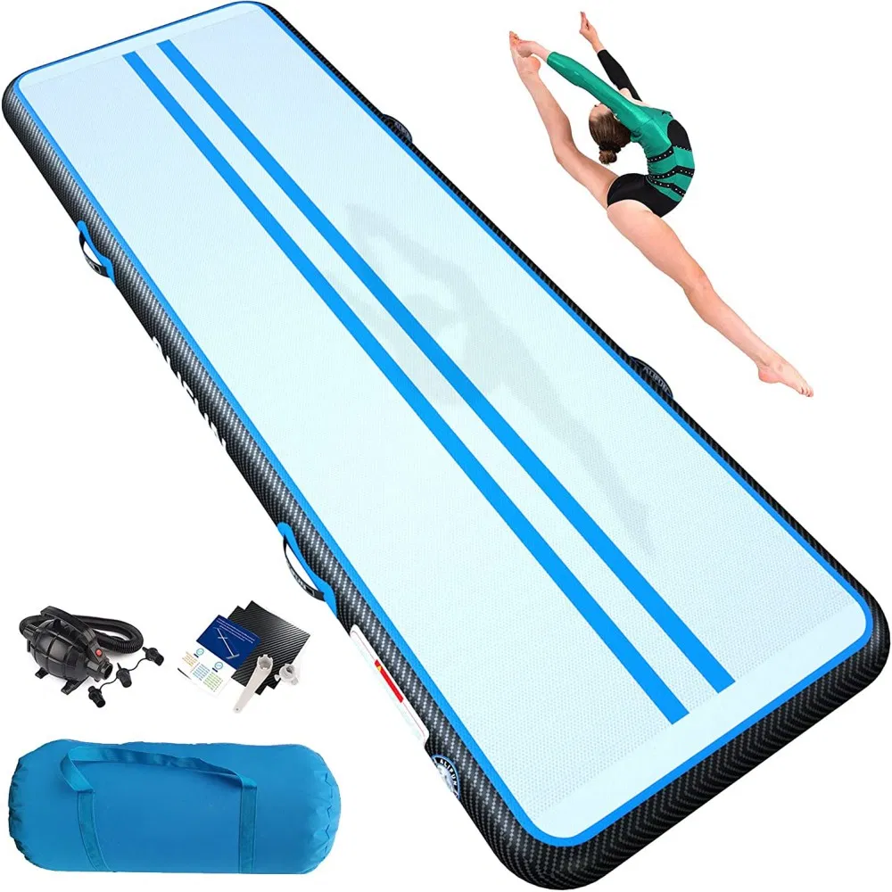 10FT to 20FT Air Track Gymnastics Tumbling Mat Training Set PVC Inflatable Combination One Set Tumble Air Track for Training