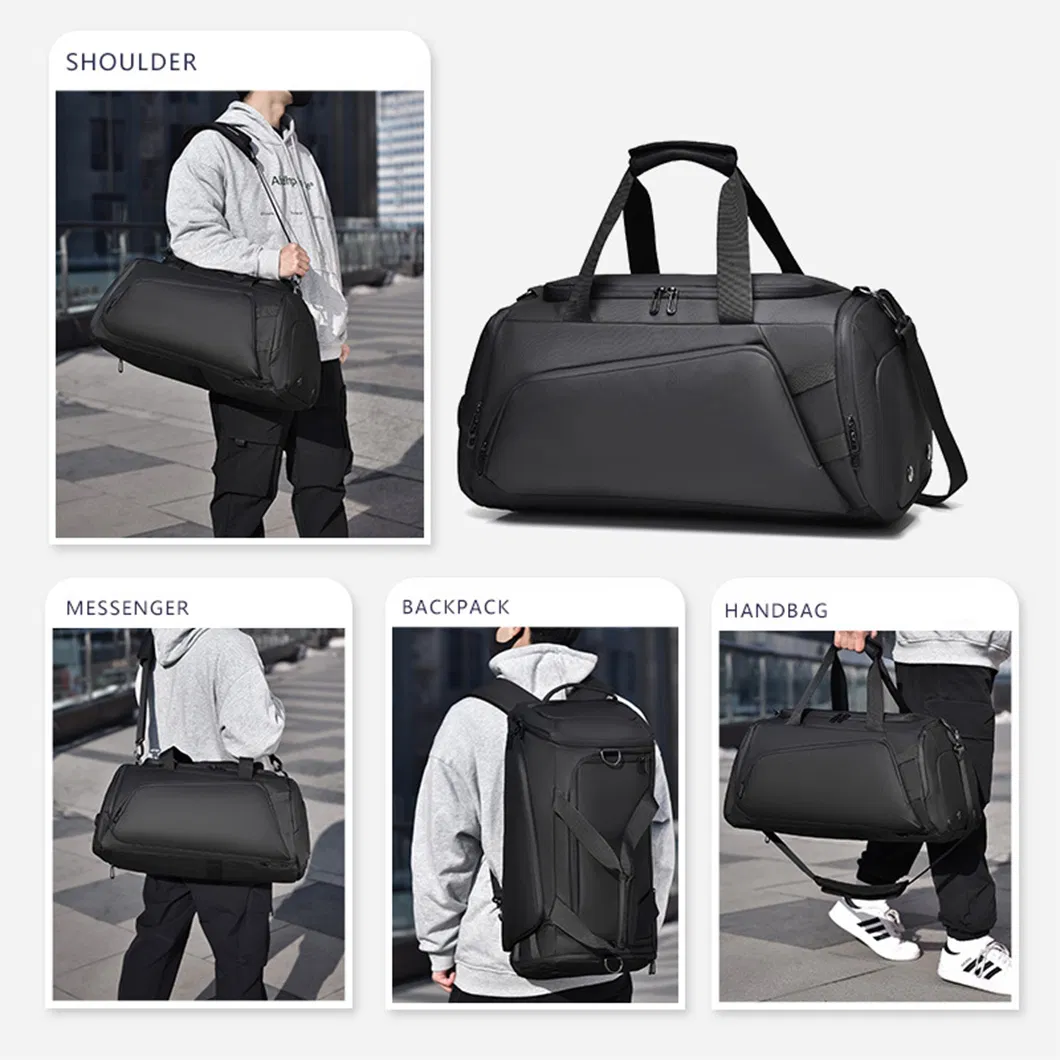 Portable Overnight Duffel Bag Unisex Sport Fitness Travel Small Gym Bags with Shoe Compartment, Suit Case Travelling Bags