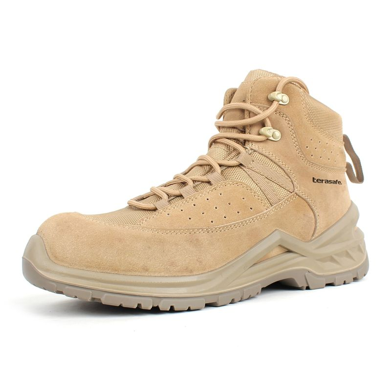 New Outdoor Combat Tactical Boots Men's Waterproof Non Slip Hiking Shoes Steel Toe Safety Boots