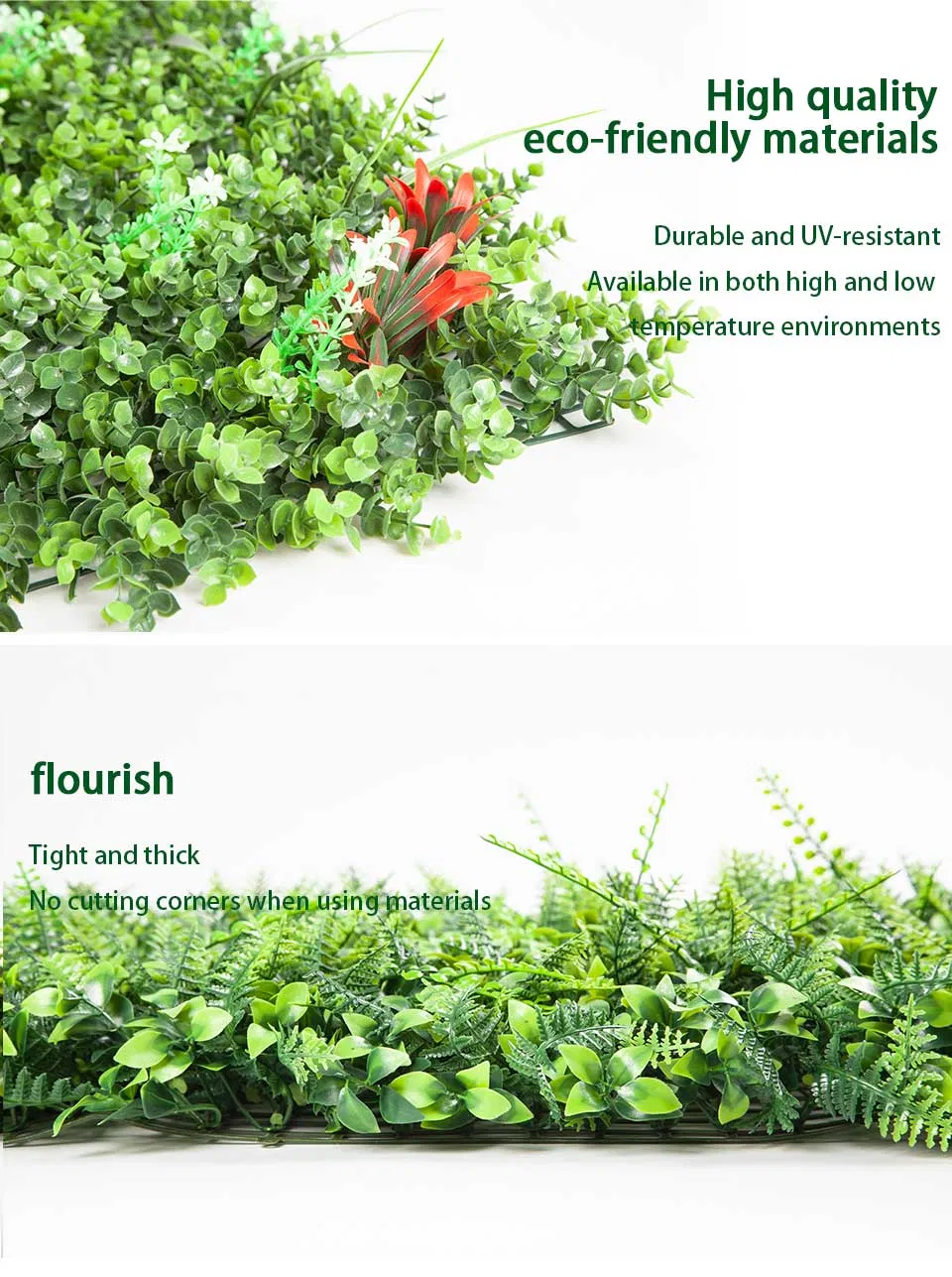 Artificial Grass Wall Detail 10