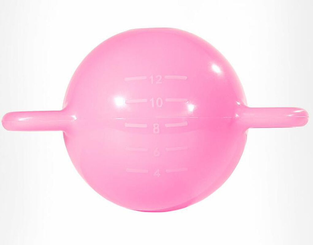 Adjustable Weight Kettlebell Portable Water Filled Inflatable Kettlebell with 2 Handles for Multiple Grip Bl12871