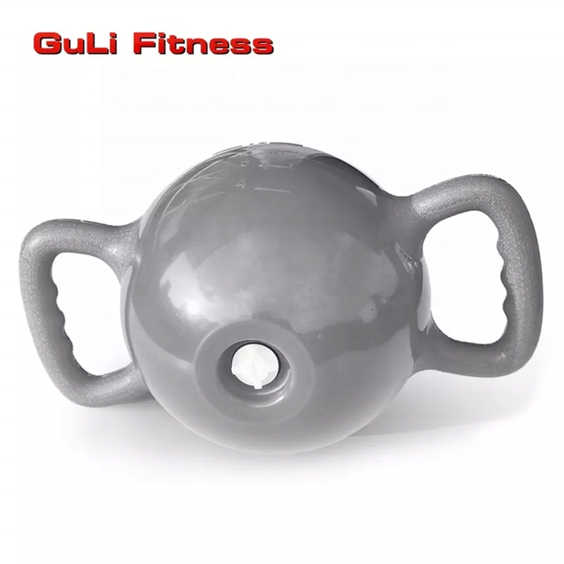 Dual Handle Dumbbell Adjustable Weight PVC Water Filled Kettlebell