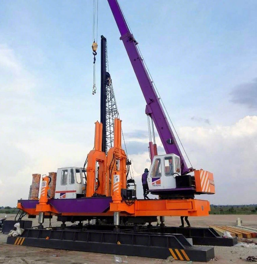 Small Piling Project Gear Dund with 120t Capacity