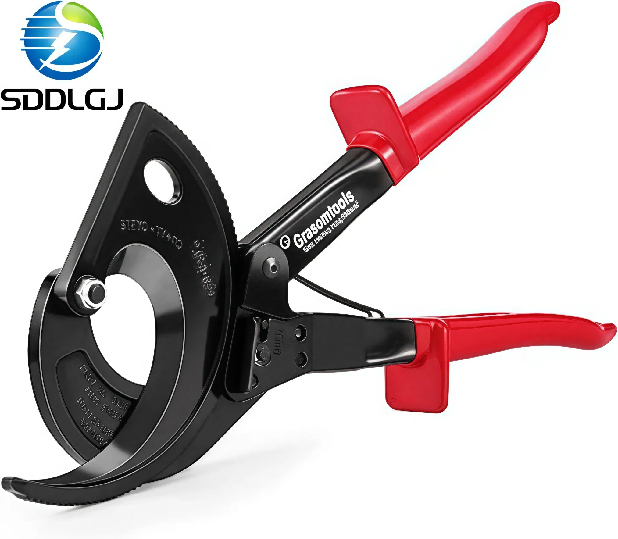 Ergonomic, Non-Slip and Efficient Ratchet Cable Scissors: Comfortable Grip for Fast Cutting