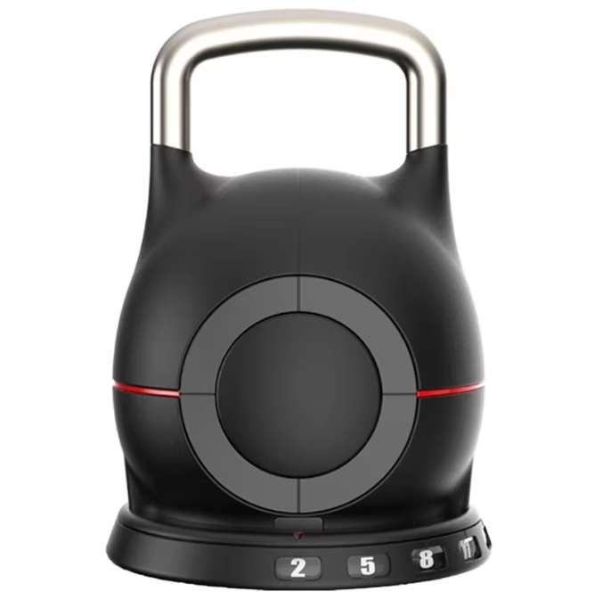 High Quality Fitness Kettlebell Quickly Adjustable Kettlebell 20kg / 44lb with Weight Plates 7-Speed Adjustable