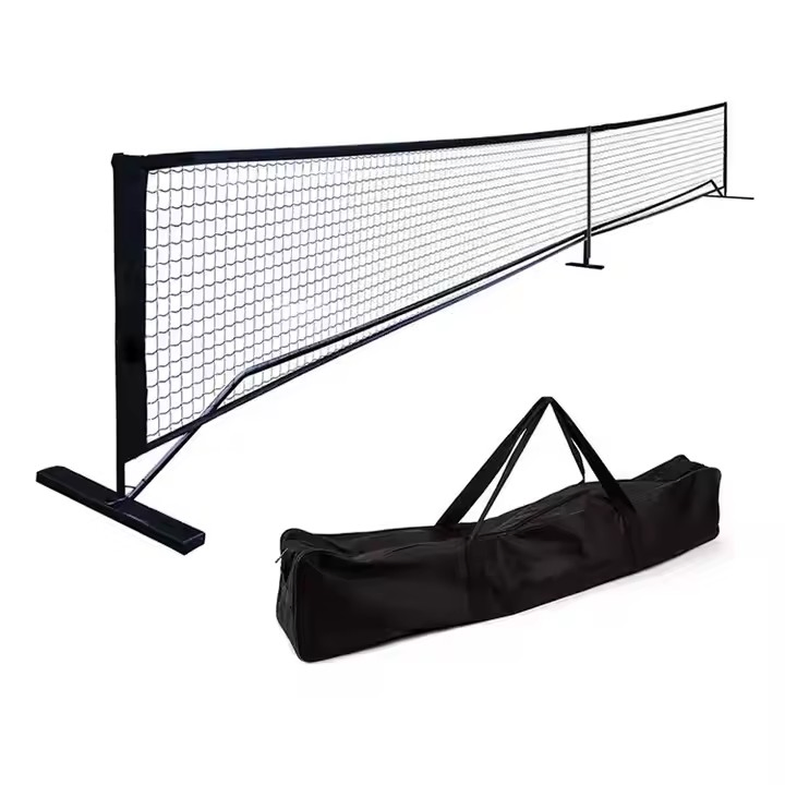 Hot Sale Outdoor Tennis Court Net and Fixed Round Pipe Tennis Post Paddle Net Pole Post Pickleball Pole System