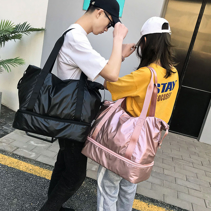 Shiny Oxford Unisex Fitness Trip Carrying Waterproof Durable New Portable Travel Bag