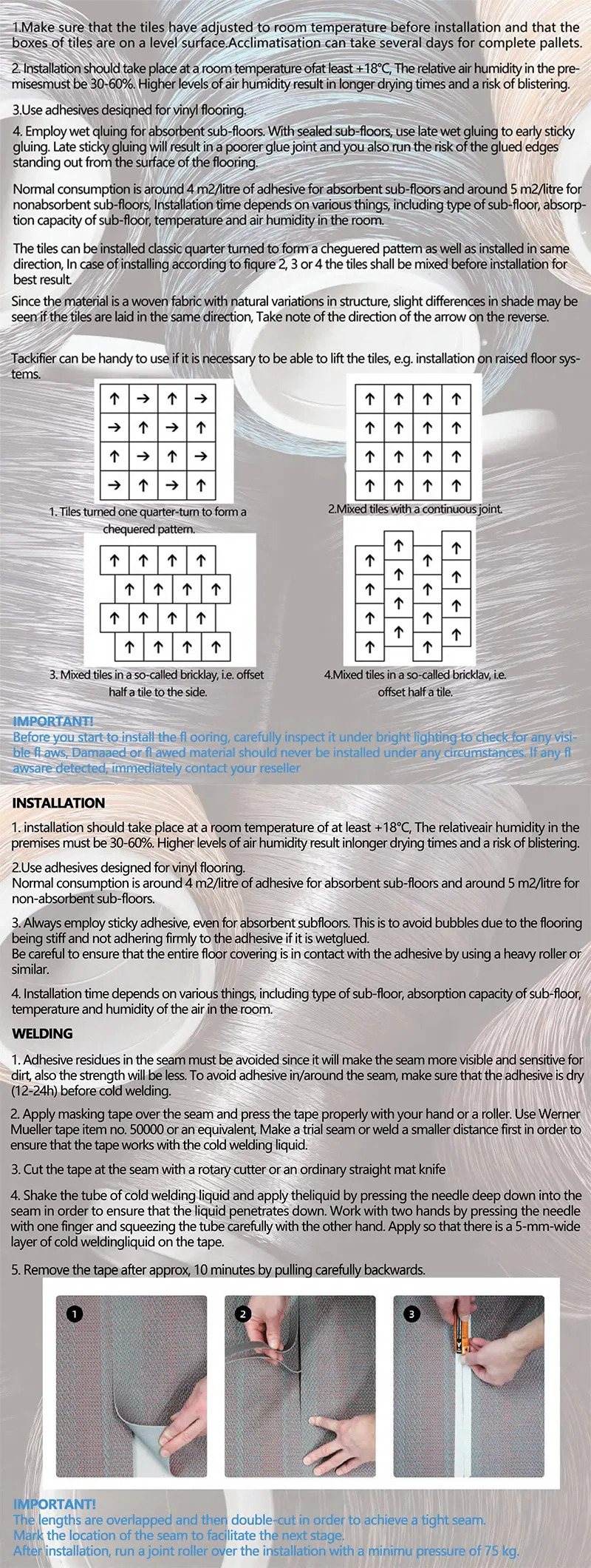 Woven Vinyl Detail 8