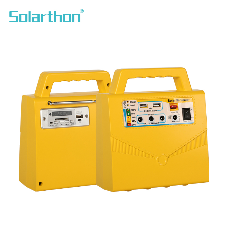 Compact Solar Power Bank for Camping and Travel Use