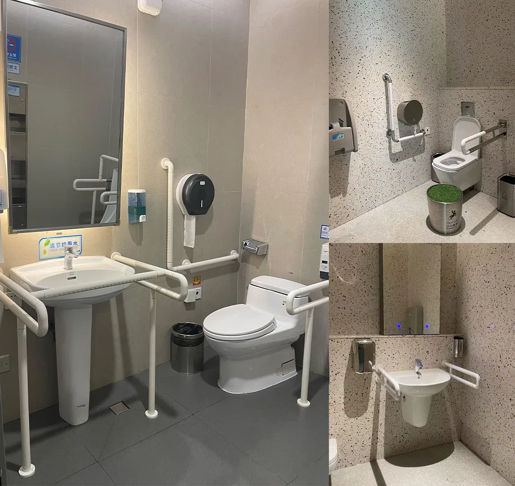 Ergonomic White Toilet Back Support