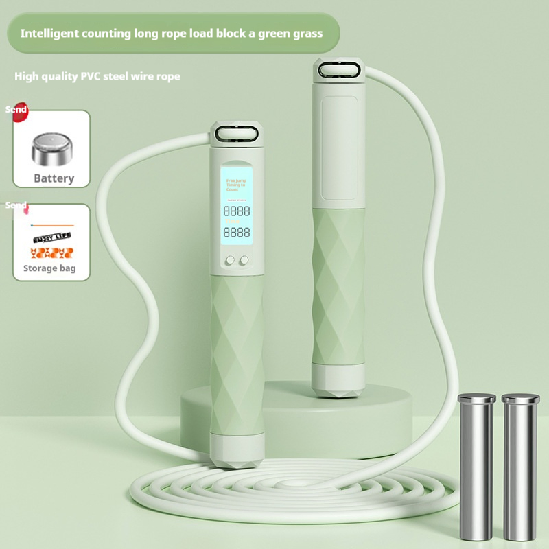 Weighted Jump Rope with Counter Smart Skipping Rope for Crossfit for Adult