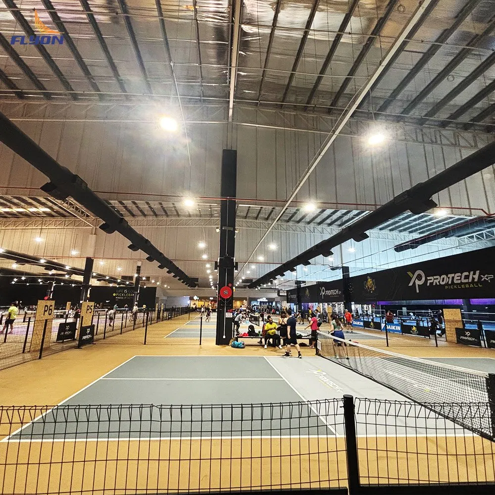 Professional Pickleball Court System with Durable Surface, Regulation Net and Boundary Lines