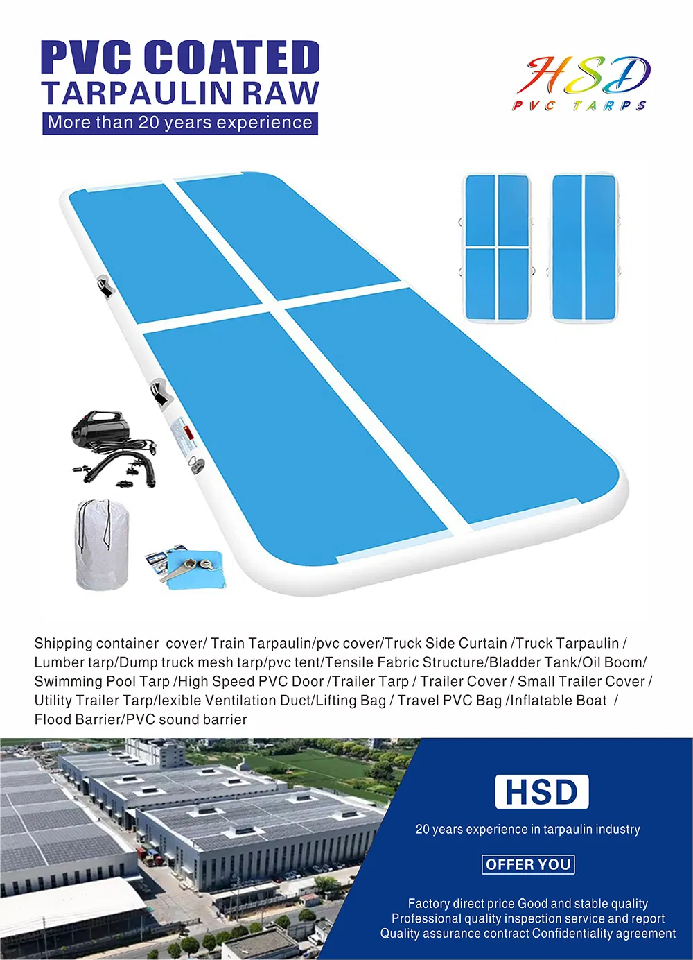 Inflatable Air Track Mat