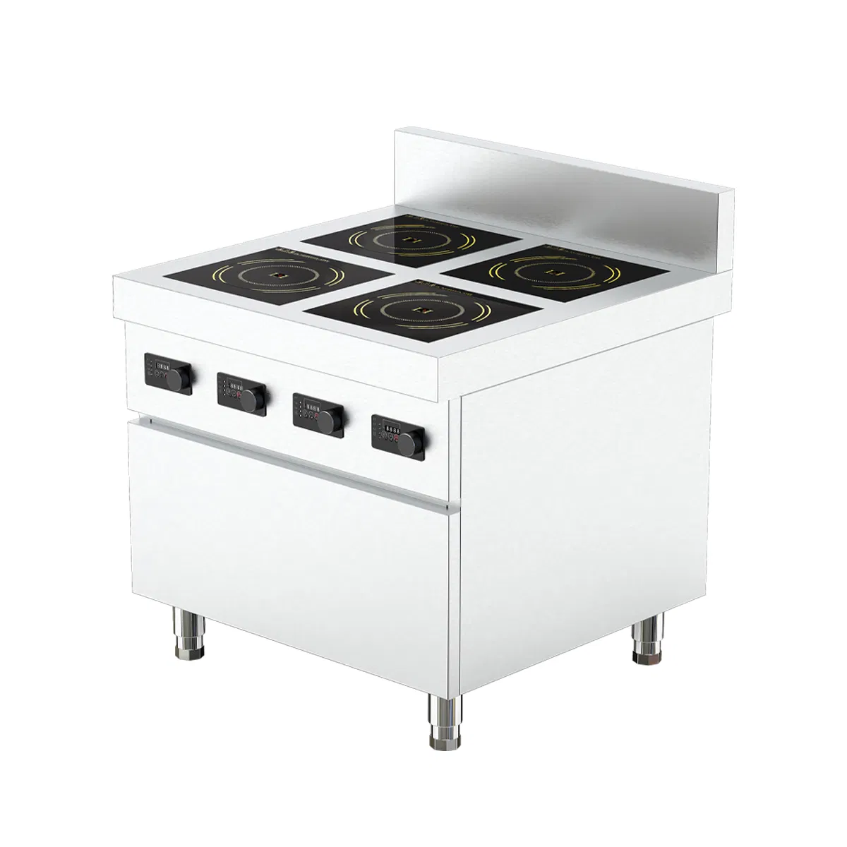 Smart 4-Zone Induction Cooking Surface with Accurate Heat Settings