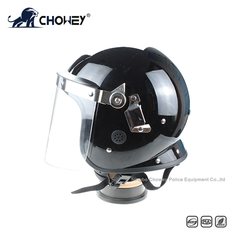 Good Quality Protection Black Anti Riot Combat Helmet Ah1001