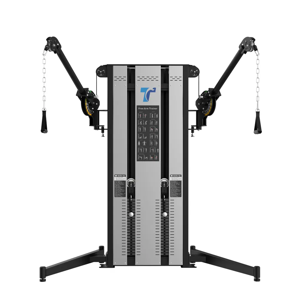 Dual Cable Cross Machine Multi Function Home Gym