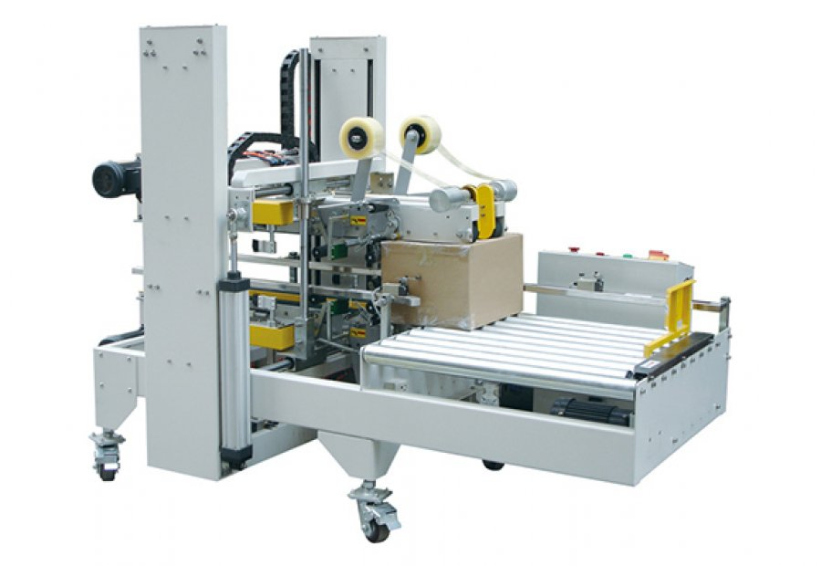 Automatic Adaptive Case Sealer High Speed Auto Positioning Carton Sealer for Boxes Intelligent Packaging Equipment