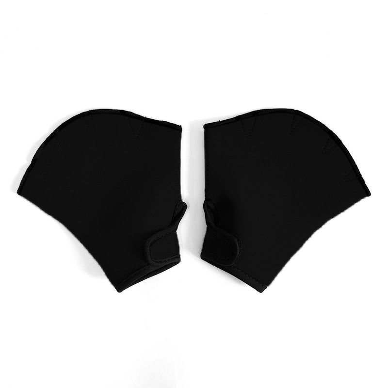 Wholesale Swimming Gloves Aquatic Fitness Water Resistance Fit Paddle Training Fingerless Gloves
