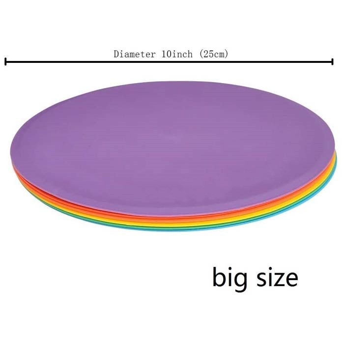 Wholesale Non Slip Marker Cones Rubber Agility Markers Speed Training Disc Flat Cone Agility Saucer Cones