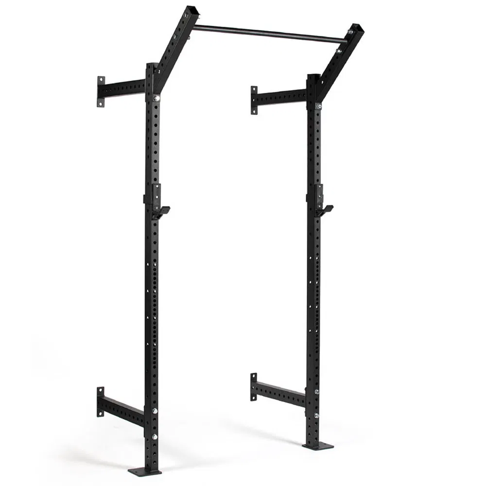 Multi Function Power Rack Cage Folding Wall Mounted Squat Rack