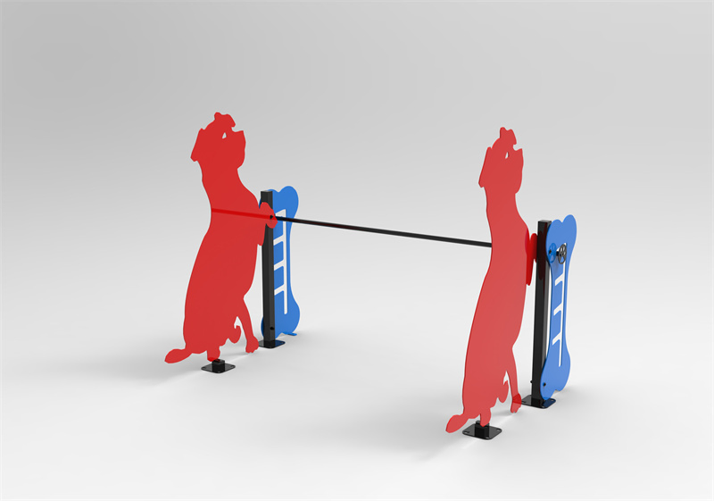 Dog Park Activities Agility Training Course Equipment Embedded Dog Hurdles