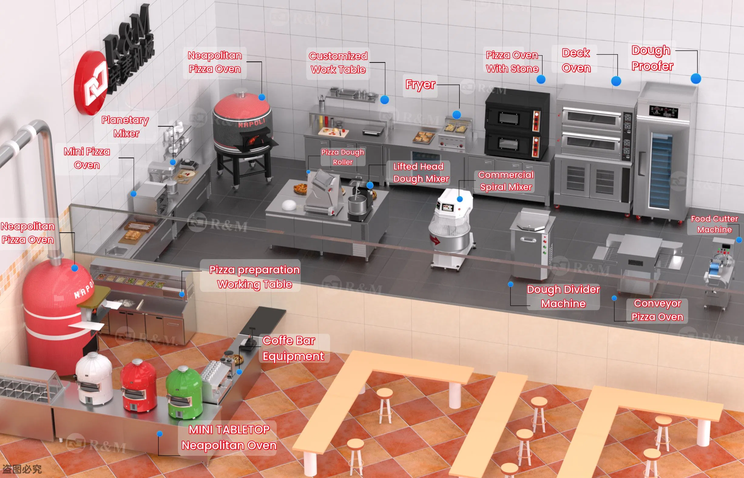 Banquet High End Institutional Kitchen Food Processing Large Catering Adaptive Portable Best Professional Indian Outdoor Industrial Restaurant Cooking Equipment