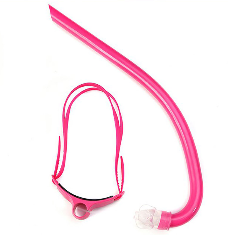 Dry Top Swimmer Snorkel for Youth Centeral Front Snorkel Gear Swimming Training Equipment