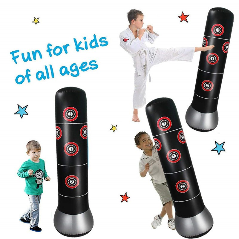Inflateble Fitness Punching Bag for Kids/Adult