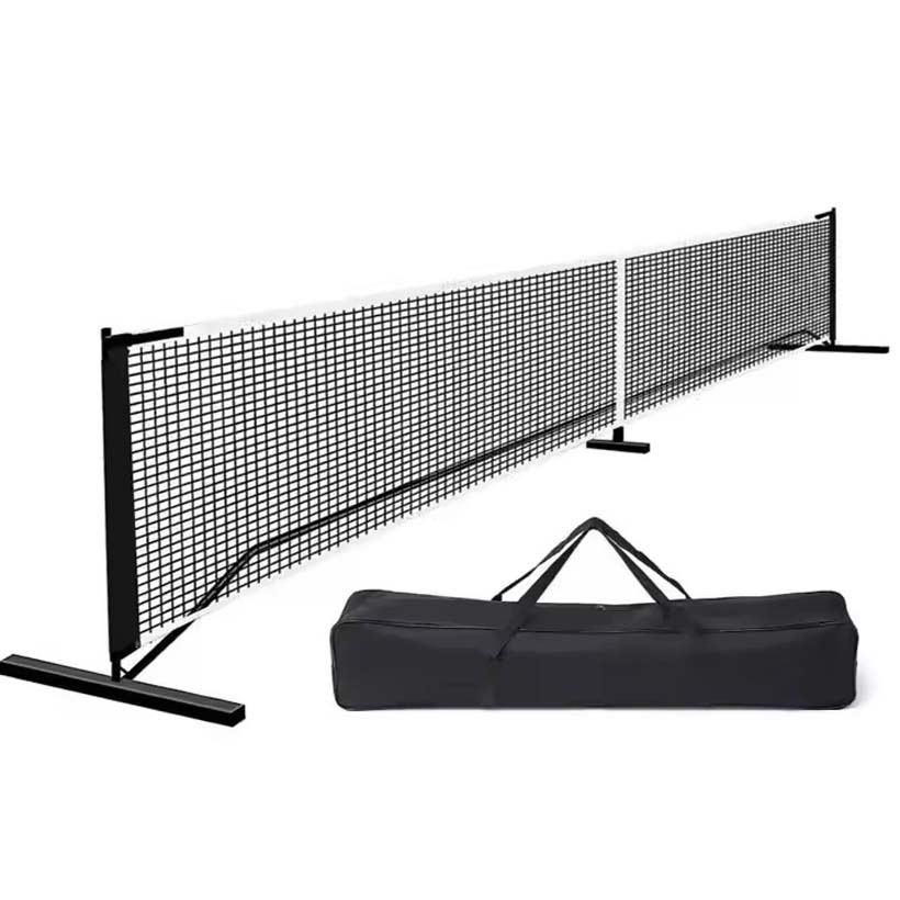 Pickleball Nets Outdoor Game 22 FT Pickleball Regulation Size-Pickle Ball Net System with Carrying Bag for Driveway