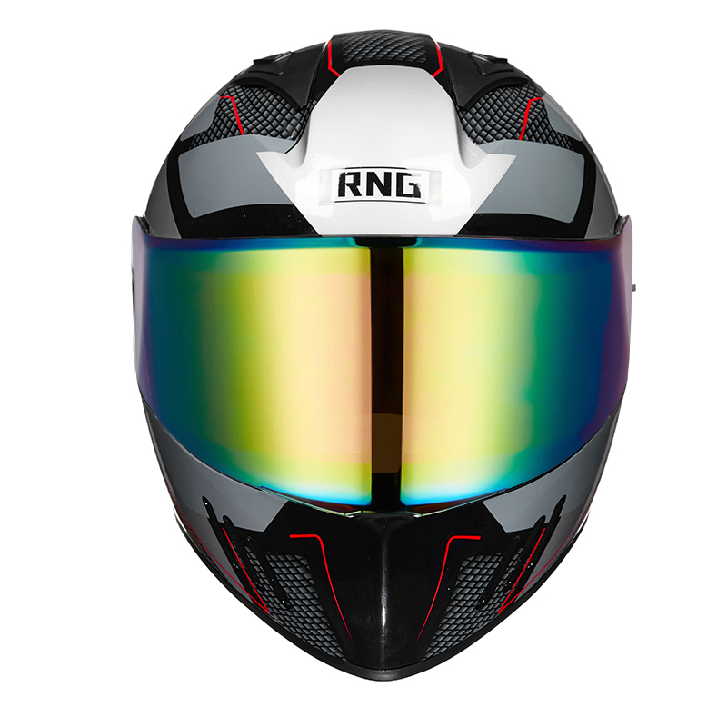 Safety Motorcycle Full Face Helmet Anti Fog Double Visors DOT Approved