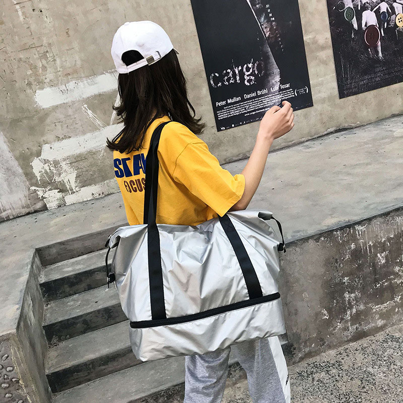 Shiny Oxford Unisex Fitness Trip Carrying Waterproof Durable New Portable Travel Bag