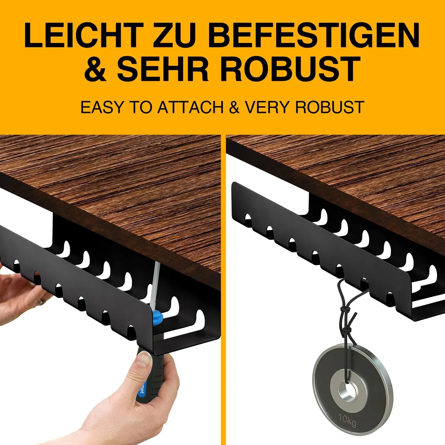 Home Office Under Table Cable Management System Cable Duct Desk Organisation