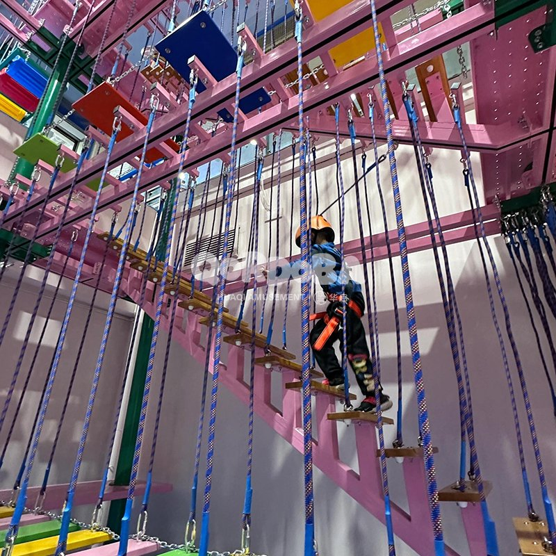 Indoor Playground Ninja Training Warrior Track Kit Unleashes Your Kid's Strength and Agility