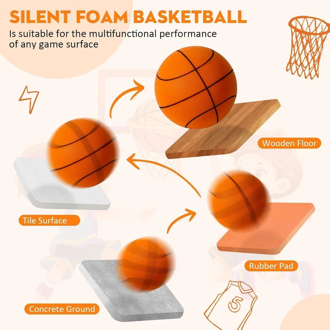 Foam Basketball Dribbling