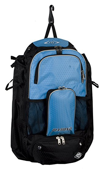 Large Capacity Baseball Bat Bag Backpack for T-Ball Softball Equipment Gear for Kids, Youth, and Adults