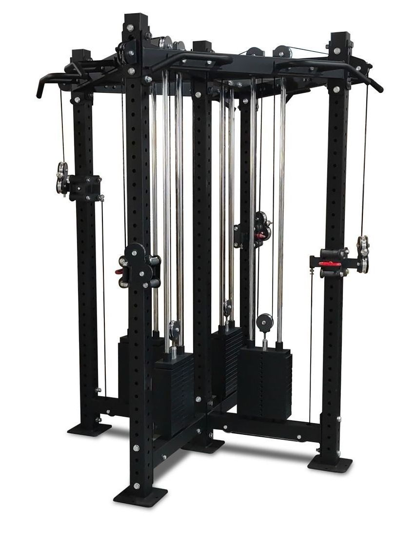 Portable Gantry Frames Commercial Functional Trainer 4 Station Home Gym