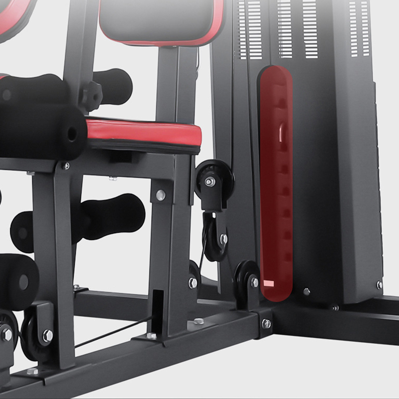 Indoor Three Station Gym Machine Multi Functional Home Gym Body Building Equipment Mutli Function Station