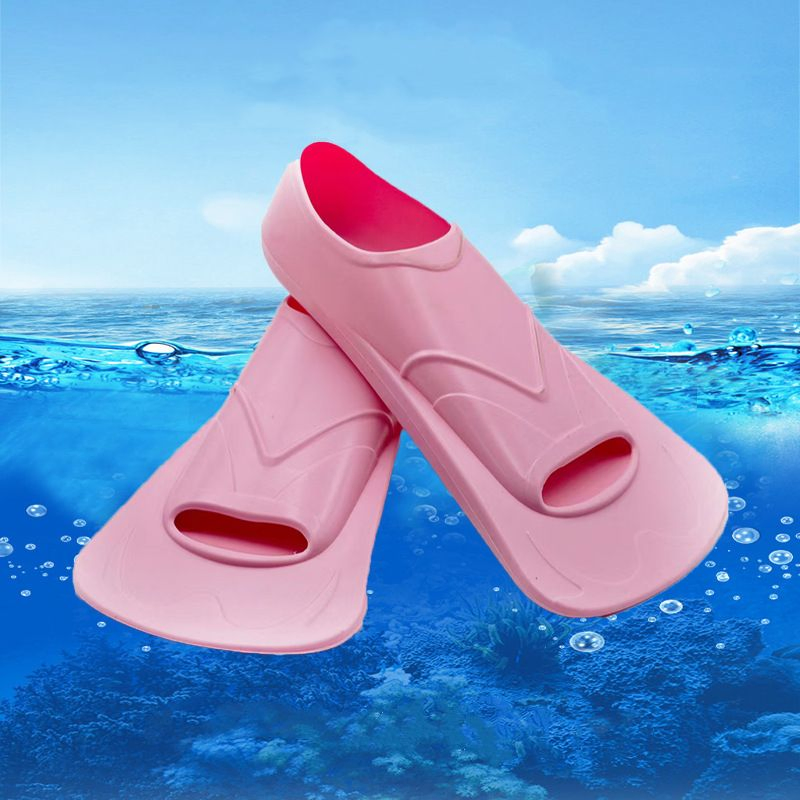 Gloffie Adjustable Anti Slip Kids Swim Fins Youth Pool Training Snorkeling Gear Swimming Equipment