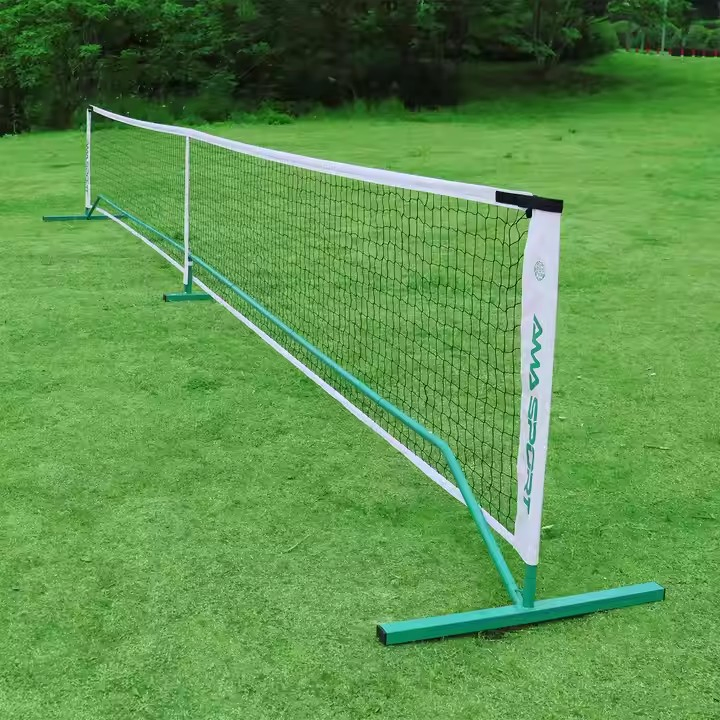 Portable Pickleball Net System, Designed for All Weather Conditions with Steady Metal Frame and Strong PE Net with Carrying Bag