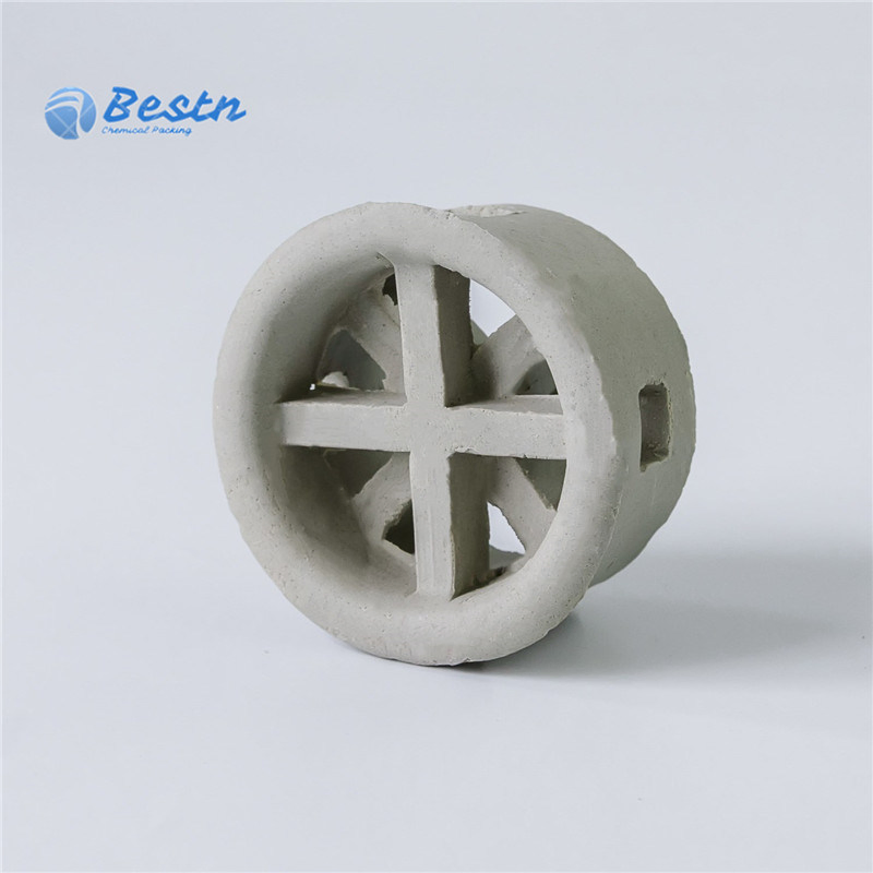 Ceramic Ring Has High Heat Transfer Efficiency, Acid and Heat Resistance Cascade Micro Ring Ceramic Tower Packing Micro Ring