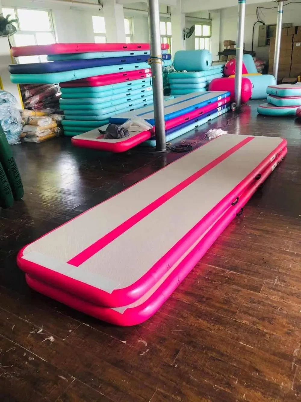 Airtrack Gymnastics Tumbling Inflatable Air Track Cheap Indoor Used Inflatable Air Track Tumbling Factory Prices