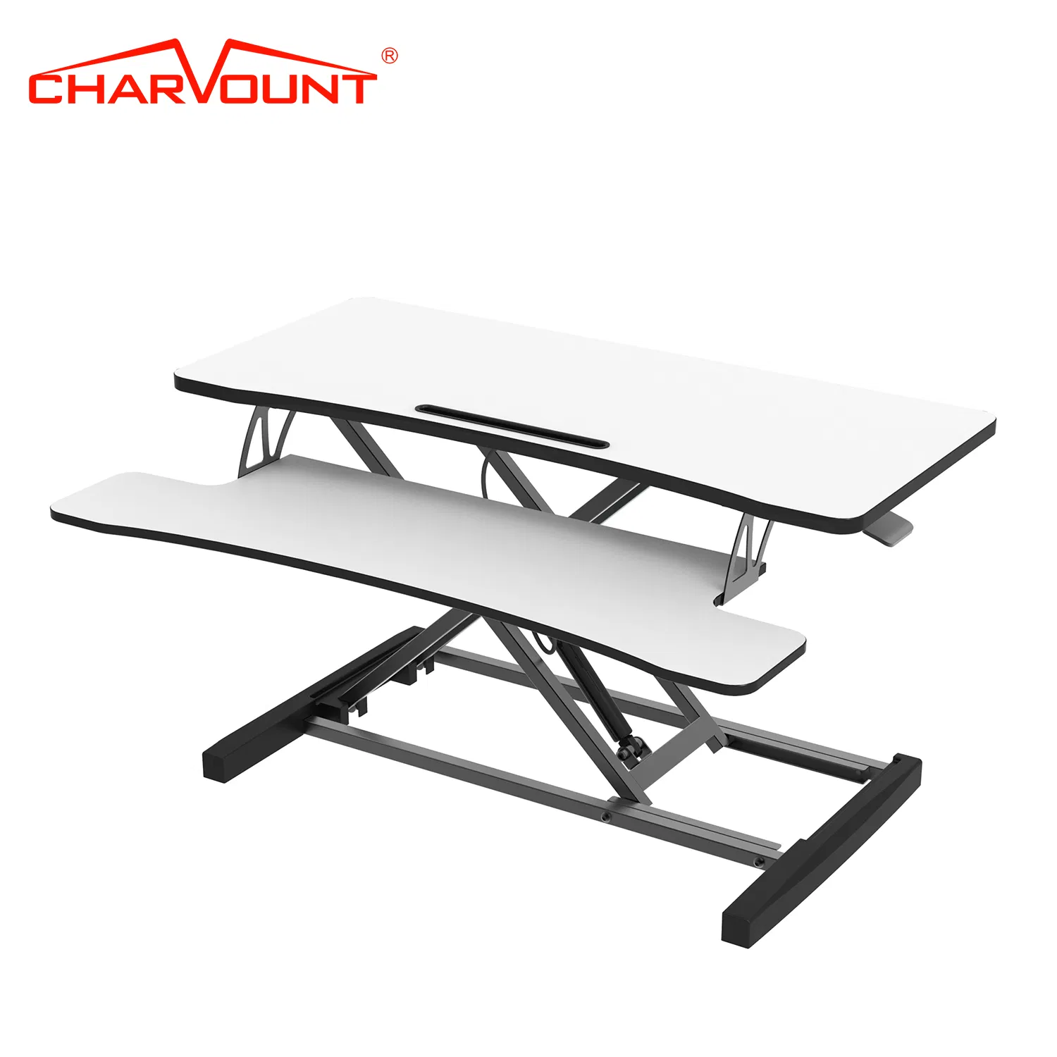 Ergonomic Sit Standing Desk Height Adjustable Working Desk Converters for Modern Office