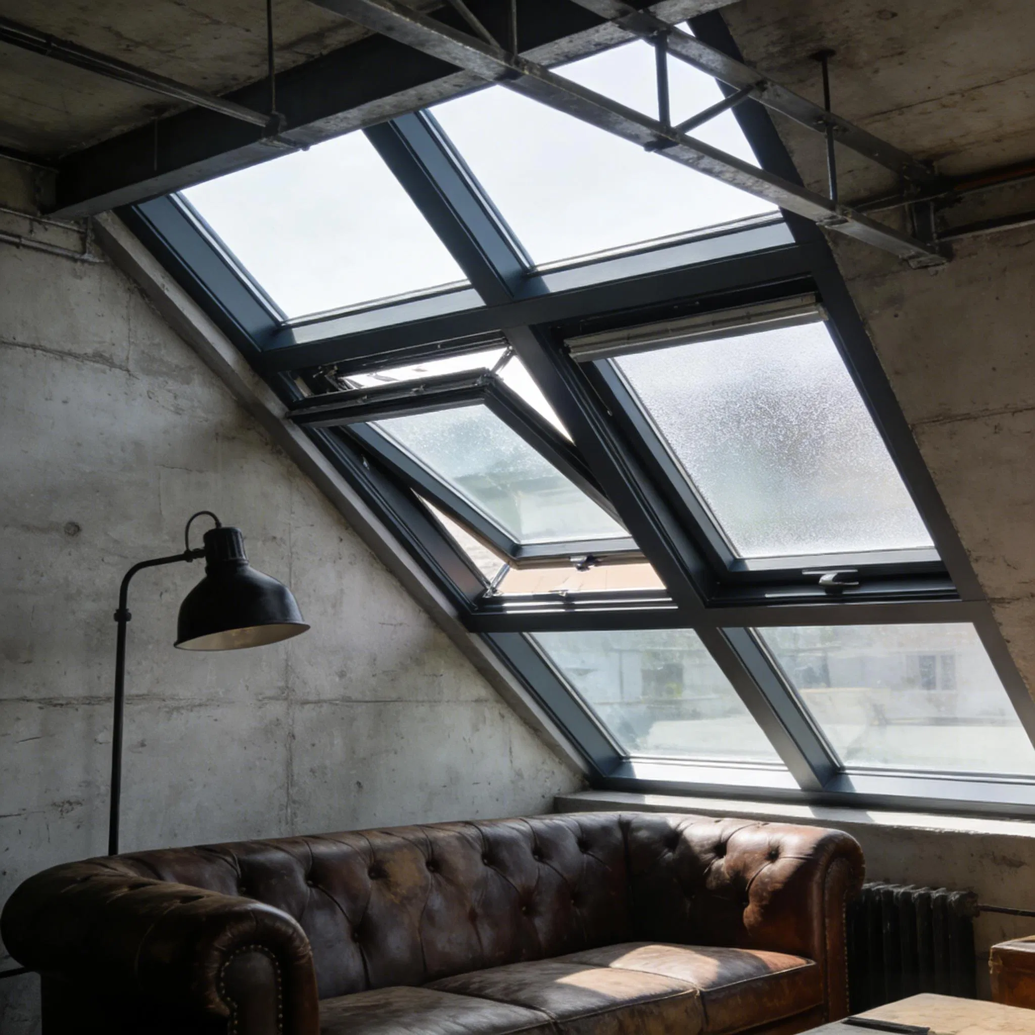 Skylight Featuring 6061-T6 Alloy Anodized Surface 2 5mm Frame